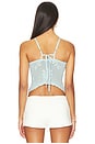view 3 of 4 Bruna Crochet Top in Sky Blue
