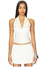 view 1 of 5 Celine Hand Beaded Camisole in Salt