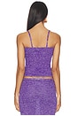 view 3 of 5 Carolina Camisole in Violet Sequin