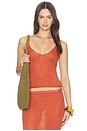 view 1 of 5 Carolina Camisole in Amber Sequin