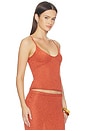 view 2 of 5 Carolina Camisole in Amber Sequin