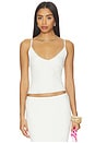view 1 of 5 Pointelle Carolina Camisole in Salt