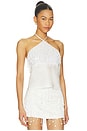 view 2 of 5 Rosanna Hand Beaded Camisole in Salt