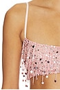 view 5 of 5 TOP RECORTADO YASMIN in Blush Pink