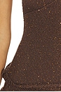 view 5 of 5 Carolina Camisole in Dark Chocolate Sequin