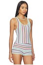 view 2 of 5 Anabell Tank in Multi Stripe
