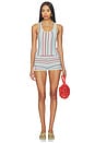 view 4 of 5 Anabell Tank in Multi Stripe