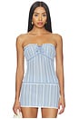 view 1 of 5 Cleo Top in Sea Mist & Sailor Blue Stripe