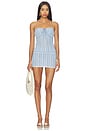 view 4 of 5 Cleo Top in Sea Mist & Sailor Blue Stripe