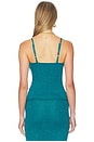 view 3 of 5 Carolina Camisole in Palm Green Sequin