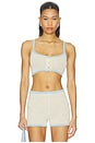 view 1 of 5 Carmen Bralette in Oyster & Sea Mist