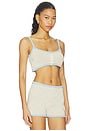 view 2 of 5 Carmen Bralette in Oyster & Sea Mist