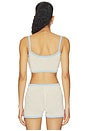 view 3 of 5 Carmen Bralette in Oyster & Sea Mist