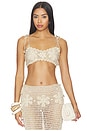 view 1 of 5 BRASSIÈRE CHARLOTTE  in Sand Shimmer