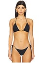 view 1 of 5 TOP DE BIKINI CON DETALLE DE METAL JULIANA in Black