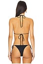 view 3 of 5 TOP DE BIKINI CON DETALLE DE METAL JULIANA in Black