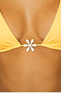 view 5 of 5 TOP DE BIKINI CON DETALLE DE METAL JULIANA in Marigold