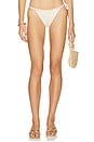 view 1 of 5 Mia Bikini Bottom in Ivory Sequin