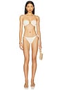 view 4 of 5 Mia Bikini Bottom in Ivory Sequin
