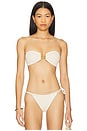 view 1 of 5 Mia Bikini Top in Ivory Sequin