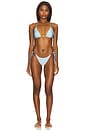 view 4 of 5 Juliana Bikini Bottom in Sky Blue