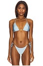 view 1 of 5 Juliana Bikini Top in Sky Blue