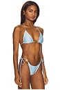 view 2 of 5 Juliana Bikini Top in Sky Blue