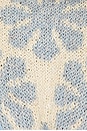 view 5 of 5 Lio Jacquard Bikini Bottom in Salt & Sky Blue Delilah Sequin