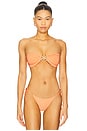 view 1 of 5 Mia Bikini Top in Tangerine