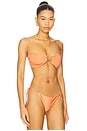 view 2 of 5 Mia Bikini Top in Tangerine