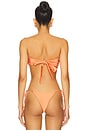 view 3 of 5 Mia Bikini Top in Tangerine