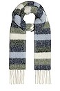 view 1 of 2 Echarpe Swan Scarf in Marine & Bleu Clair