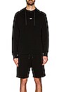 view 3 of 4 SWEAT À CAPUCHE LARRY in Black