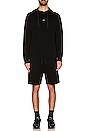 view 4 of 4 SWEAT À CAPUCHE LARRY in Black