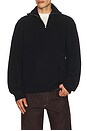 view 1 of 4 Daniel Zip Sweater in Dark Navy