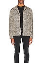 view 1 of 5 Leopard Jacket in Beige