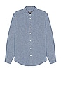 view 1 of 5 Chemise Hector Logo Shirt in Indigo