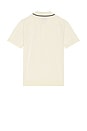 view 2 of 4 Fynn Short Sleeve Polo in White & Black