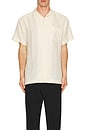 view 3 of 3 Chemisette Roy Short Sleeve Shirt in Ecru