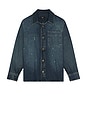 view 1 of 3 Surchemise Basile Denim Long Sleeve Shirt in Washed Indigo
