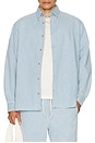 view 3 of 4 Chemise Mathias Long Sleeve Shirt in Pale Blue