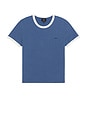 view 4 of 5 Contrast T-Shirt in Blue