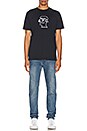 view 4 of 4 x Brain Dead Spooky T-Shirt in Dark Navy
