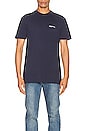 view 1 of 4 T-SHIRT GRAPHIQUE JJJJOUND in Dark Navy