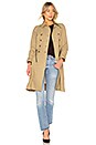 view 1 of 3 Jackie Trench in Beige Fonce