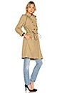 view 2 of 3 Jackie Trench in Beige Fonce
