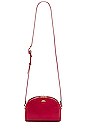 view 5 of 6 Sac Demi Lune Mini Bag in Rouge Fonce