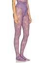 view 2 of 4 Lace Stocking in Grape