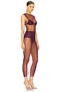 view 2 of 3 Mesh Maxi Dress in Wine