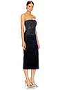 view 2 of 4 Crystal Velvet Midi Dress in Midnight